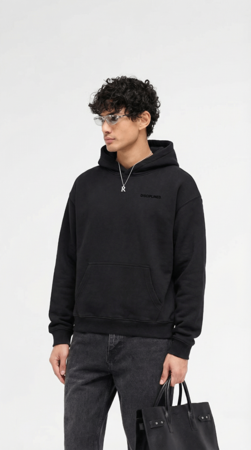 Snow Wash Fleece Oversize Hoodie